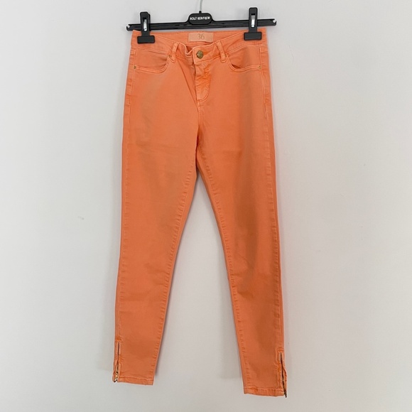 ZARA women's skinny stretch high-rise jeans size US 4 - Picture 1 of 9